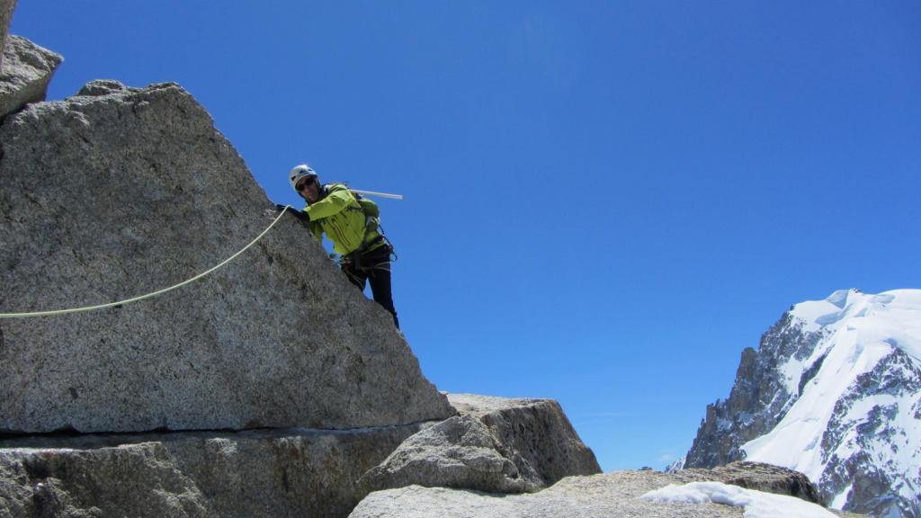 Traversée des arêtes des Cosmiques massif du Mont Blanc