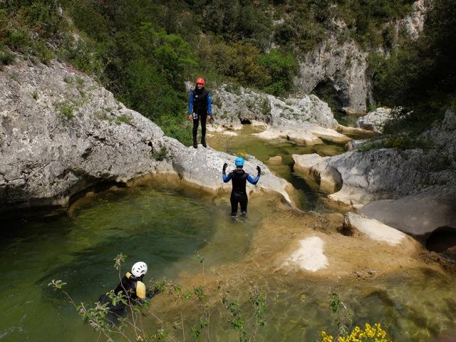 Canyoning dans le Gard les Concluses