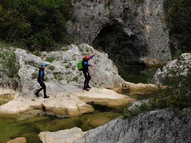 Canyoning dans le Gard les Concluses