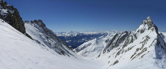 Col de la nova, face sud.