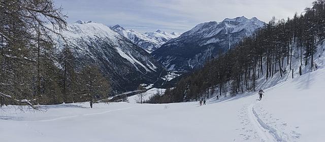 Vue vers la vallée de Larche
