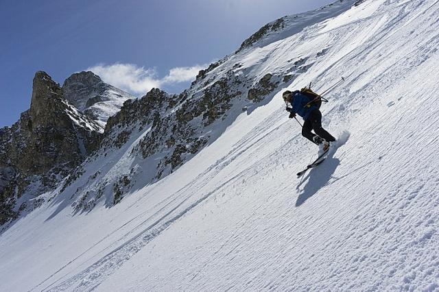 Descente sous le col di Rui.