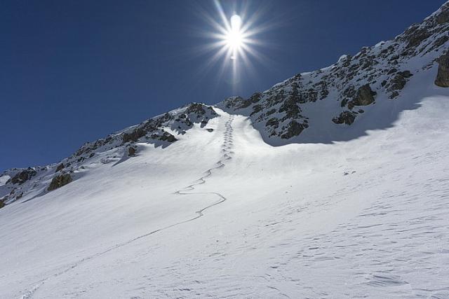 Couloir nord du col de la nova