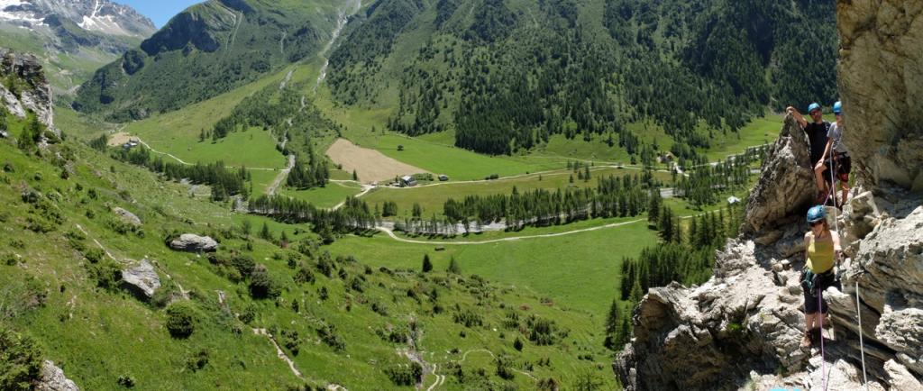 Via ferrata en famille