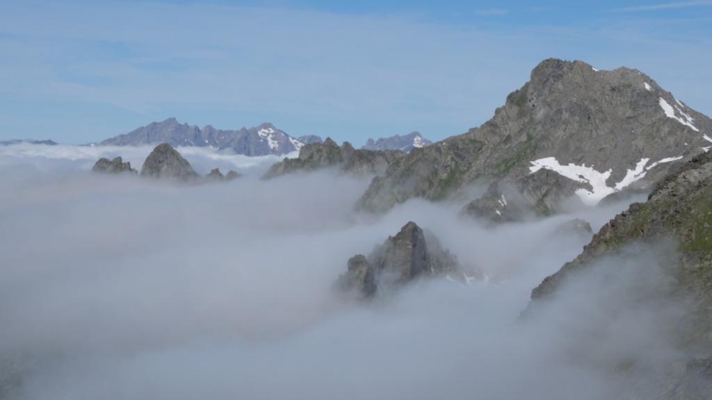 Mer de nuage le matin