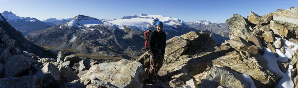 Sortie du premier pilier avec le soleil.