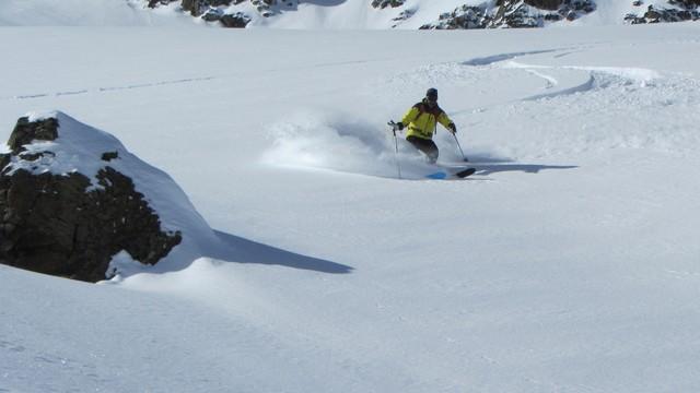 Les Arcs ski hors piste - Aiguille Rouge