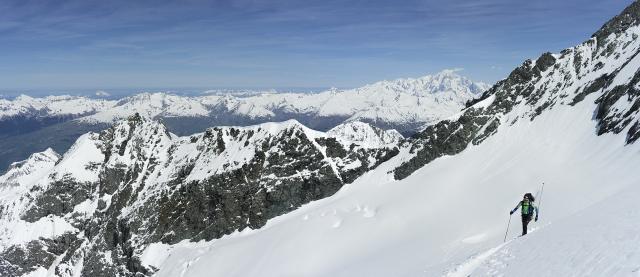 Sur le glacier du Geay