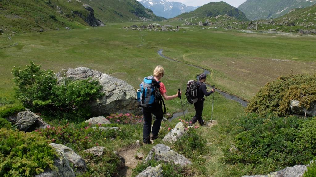 Arrivée au plateau de la Sassièrre