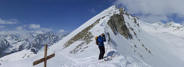 Le monte freide depuis le col di Rui.