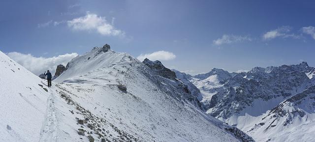 Traversée vers le colle della val Fissela