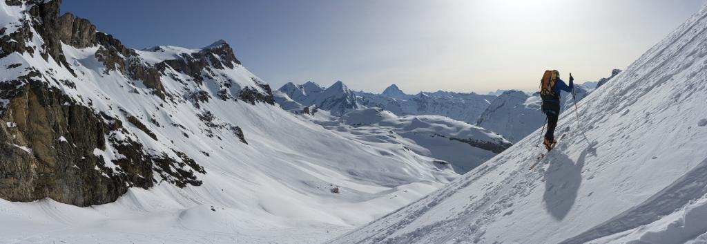 Montée assez tranquille en direction du sommet