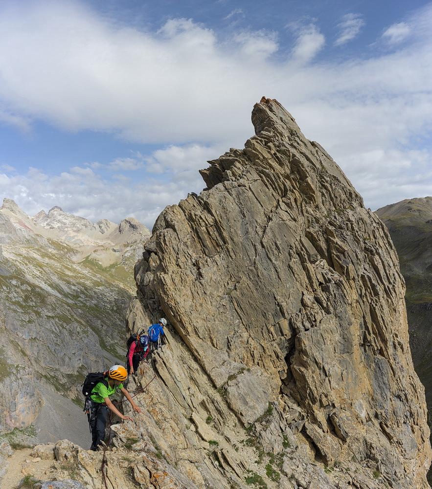 Traversée vers le second.