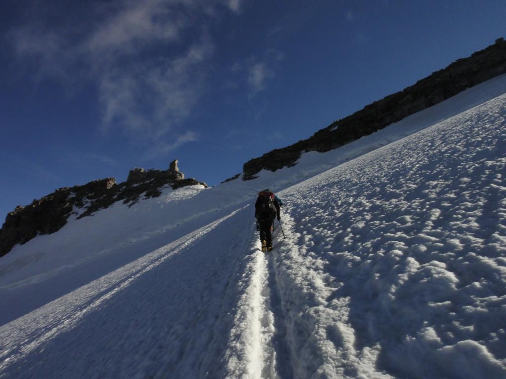 Le Grand Paradis en arrivant non loin du sommet