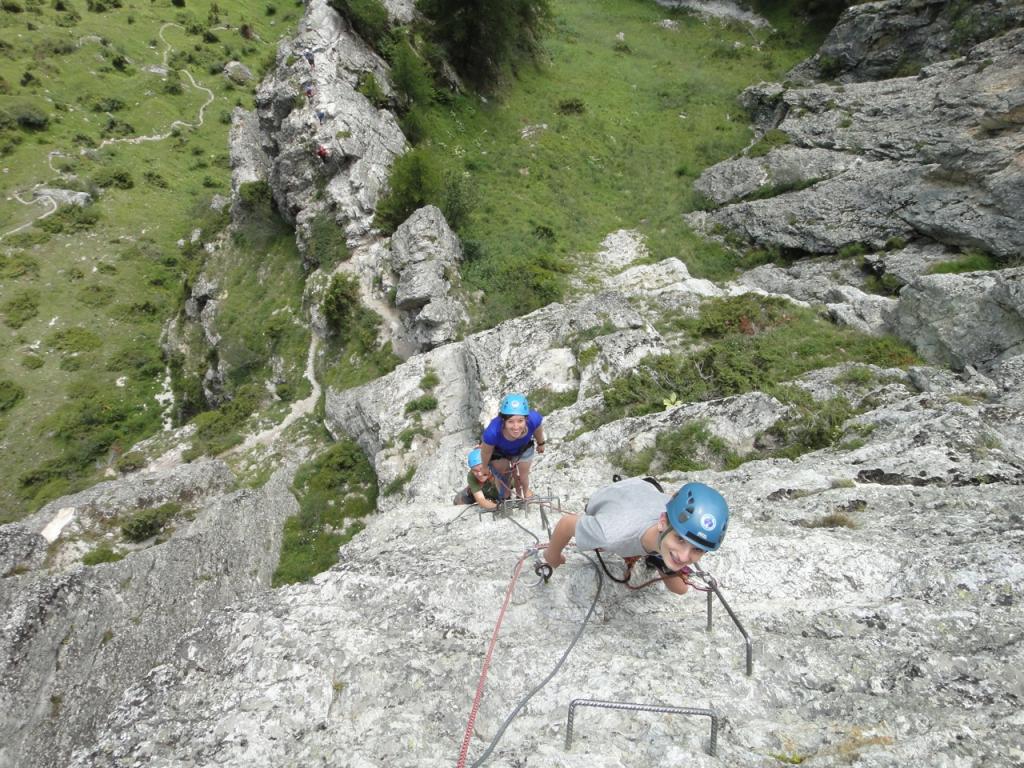 Via ferrata les Arcs Peisey Vallandry. Les Bettières