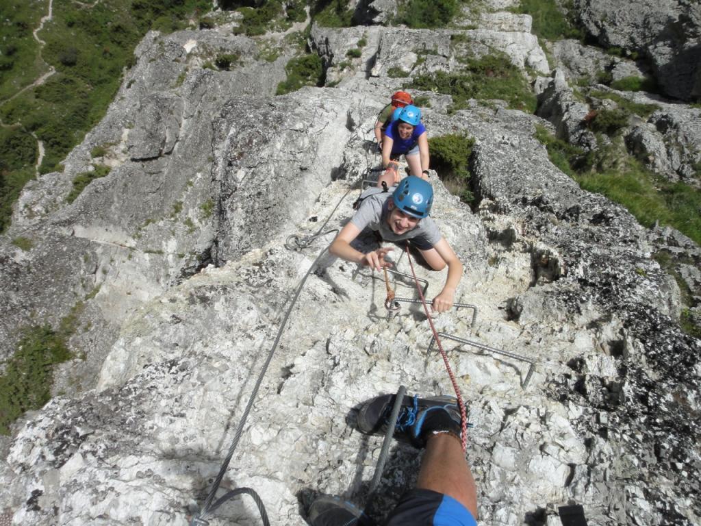 Via ferrata les Arcs Peisey Vallandry. Les Bettières