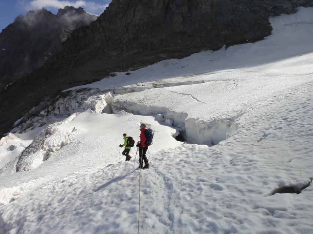 Le Grand Paradis la descente