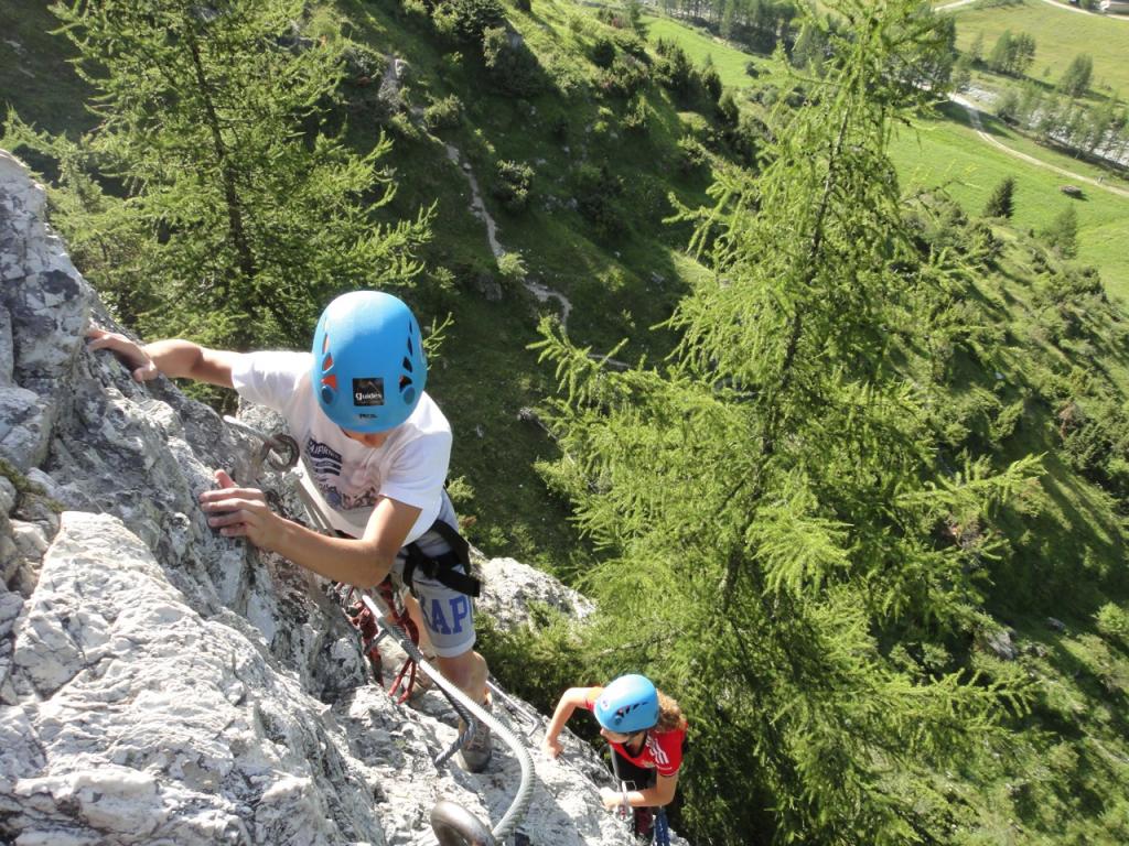 Via ferrata les Arcs. Les Bettières à Peisey Nancroix