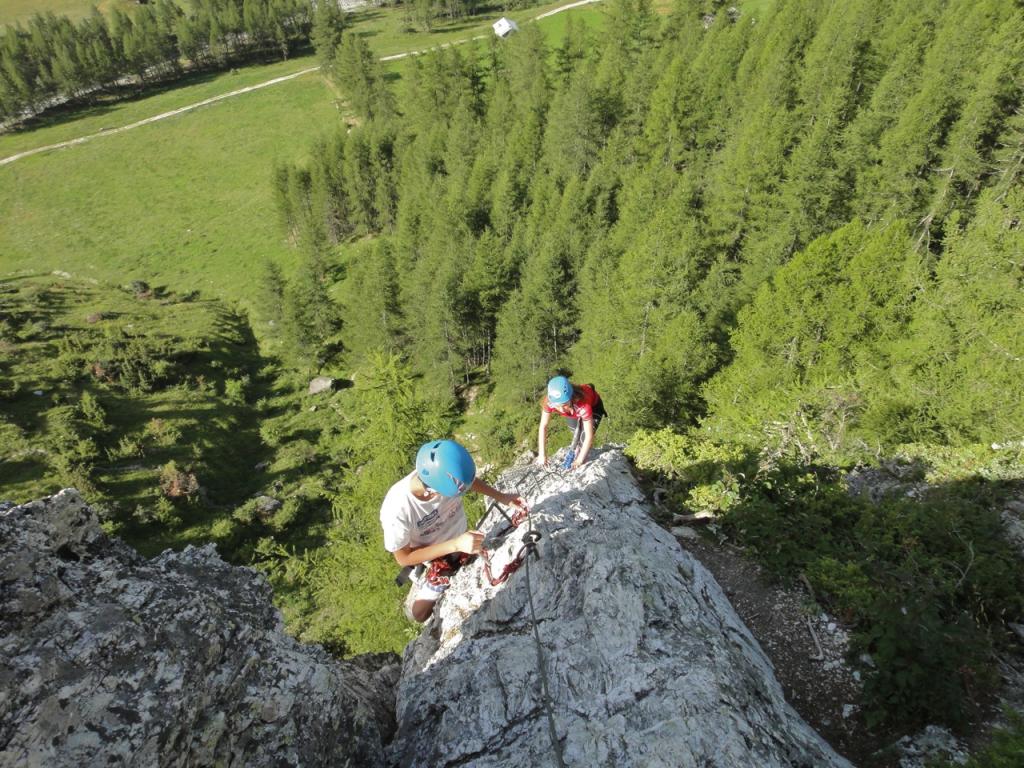 Via ferrata les Arcs. Les Bettières à Peisey Nancroix