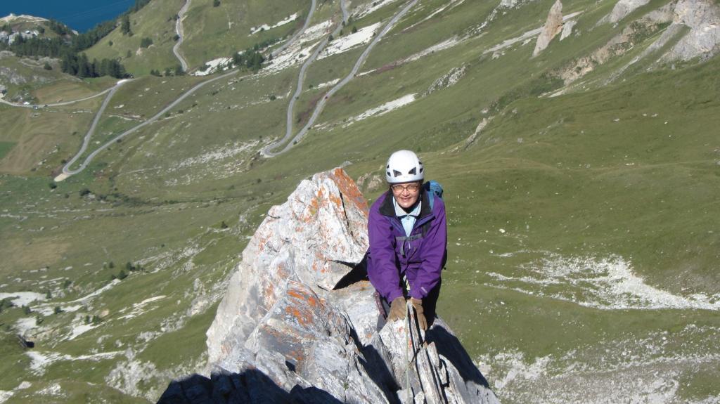 Alpinisme en Vanoise, escalade de l'Aiguille du Franchet
