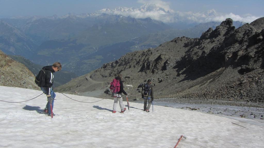 Les Arcs randonnée glaciaire à l' Aiguille Rouge