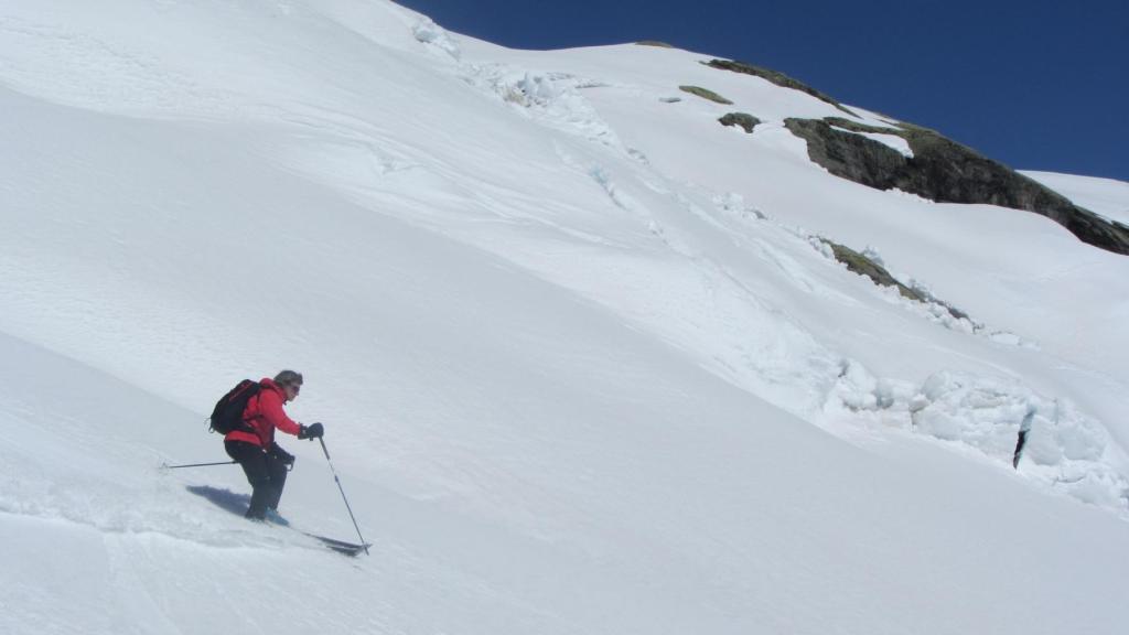 ski de randonnée en Tarentaise - descente Pointe Rousse