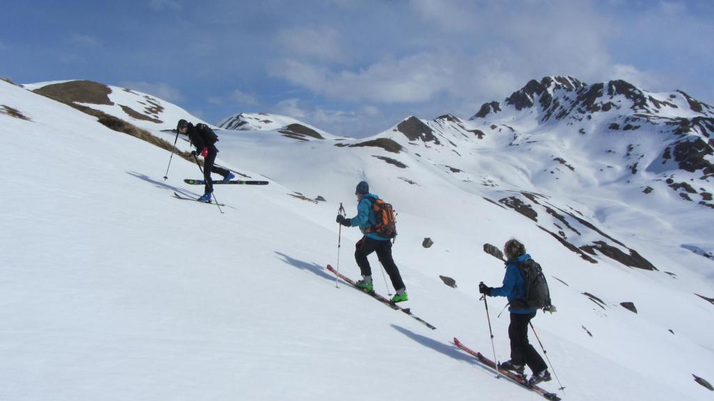 ski de randonnée Beaufortain montée à la Pointe de Dzonfié