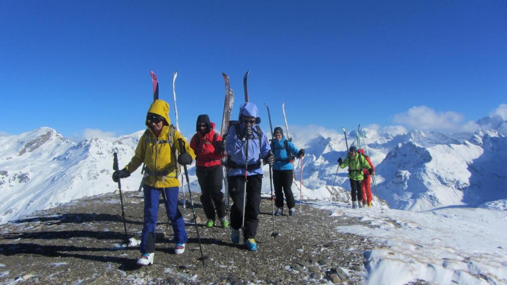 Ski de randonnée à Val d'Isère - Pointe de Bezin