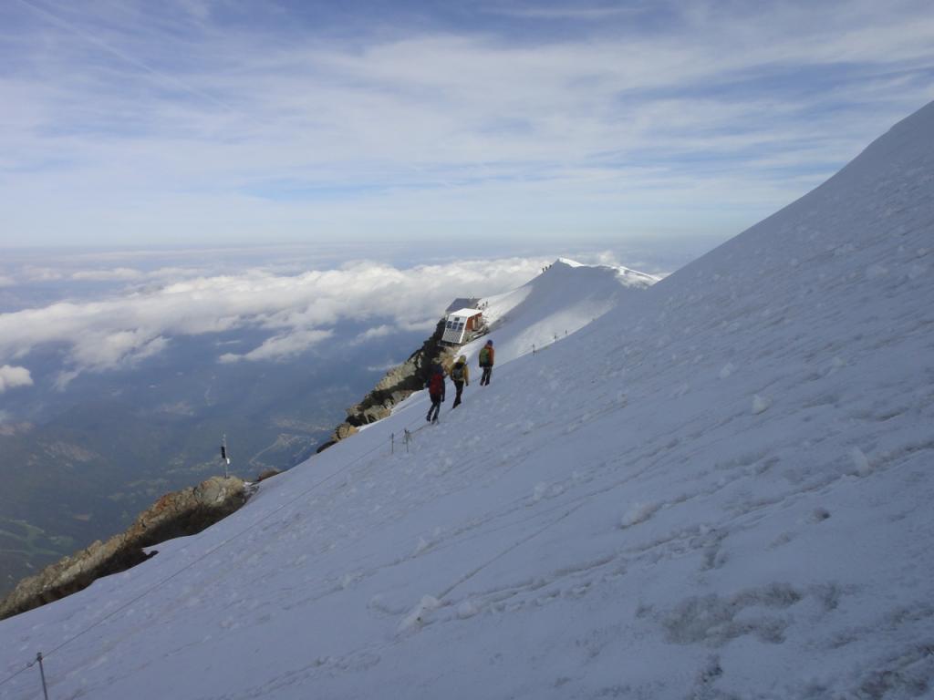 En montant au Mont Blanc