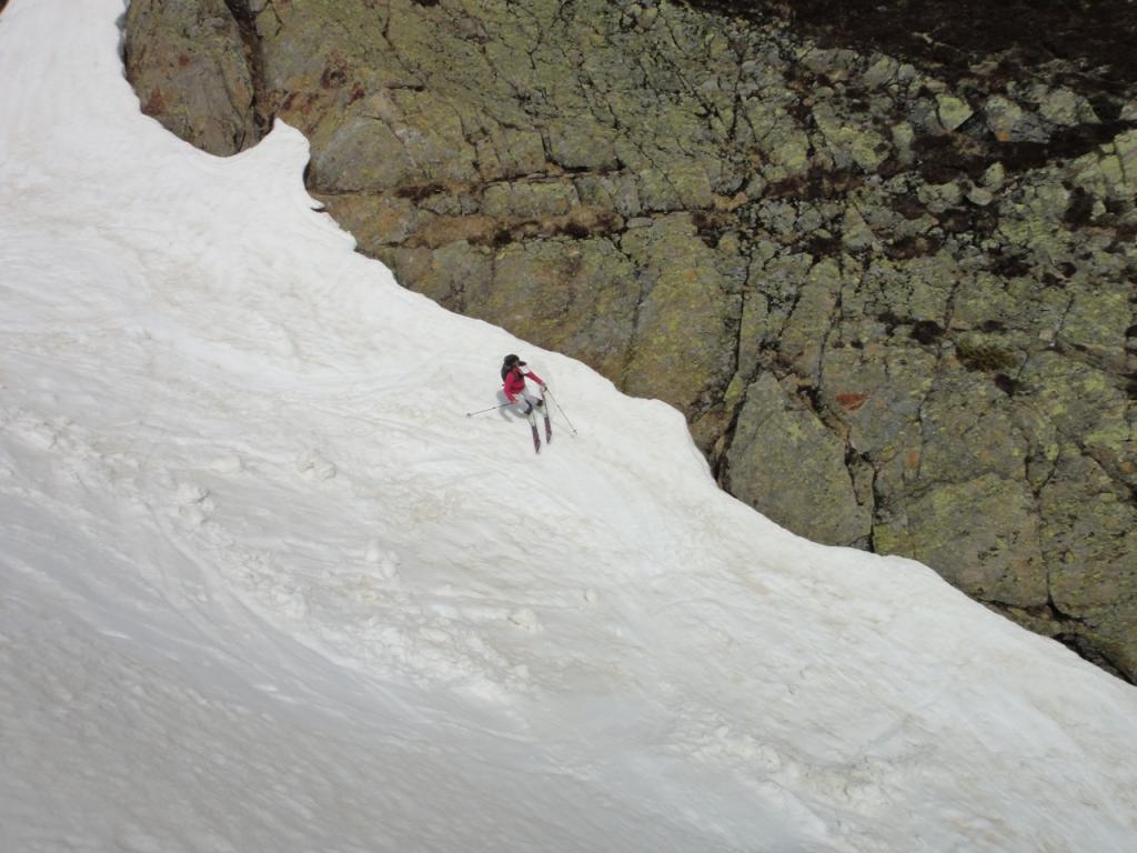 descente du canyon marquant les premiers mêtres du Rhin