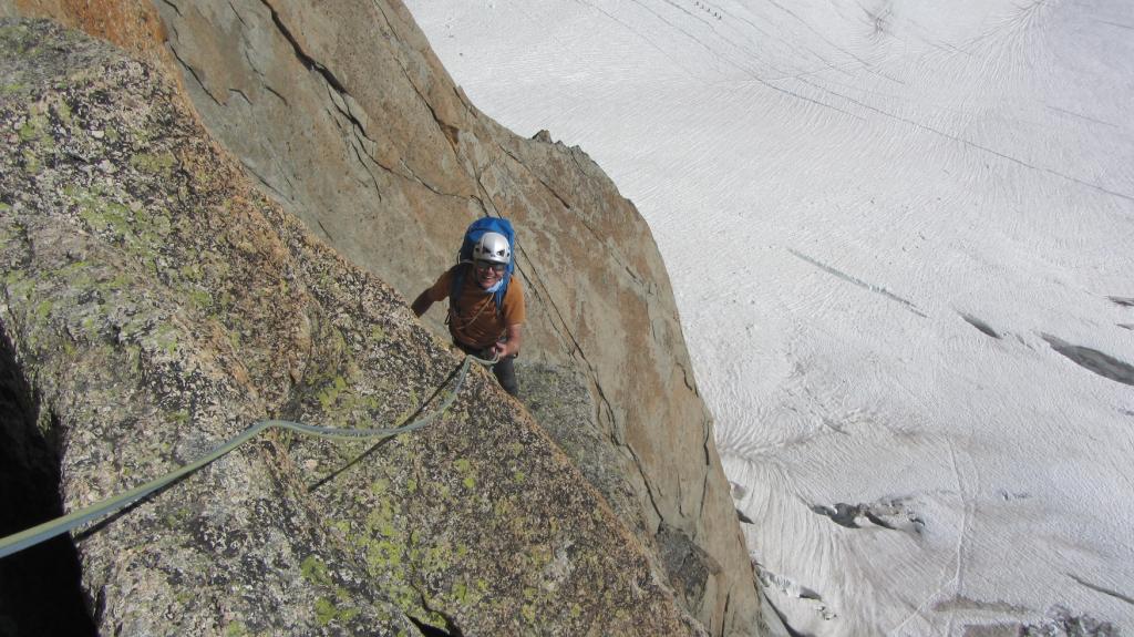 Escalade pointe Adolphe Rey - massif du Mont Blanc