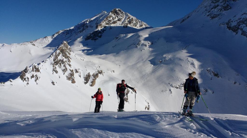Les Arcs ski hors piste - la crete des lanchette
