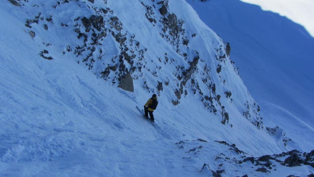 Hors piste Val d'Isère couloir des pisteurs