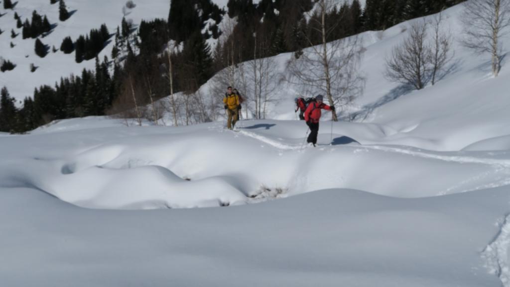 Randonnée à ski à Vaugel