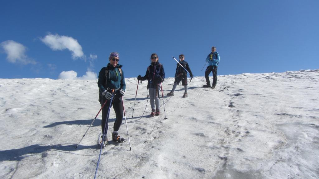 Randonnée glaciaire en Vanoise le glacier de Rhêmes Golette.
