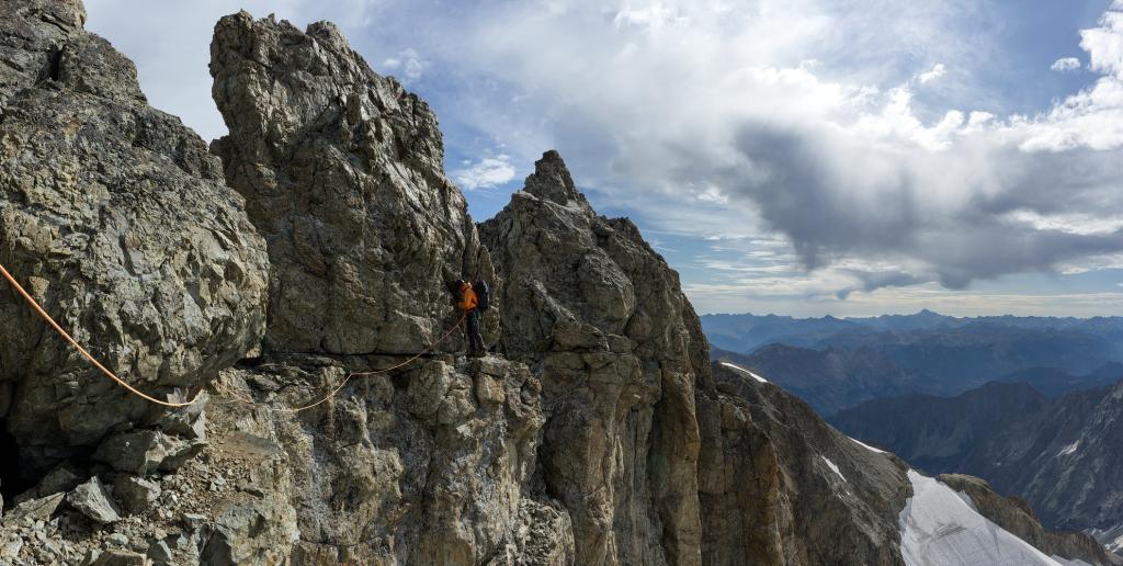 passage très aérien juste après la pointe Fourastier.