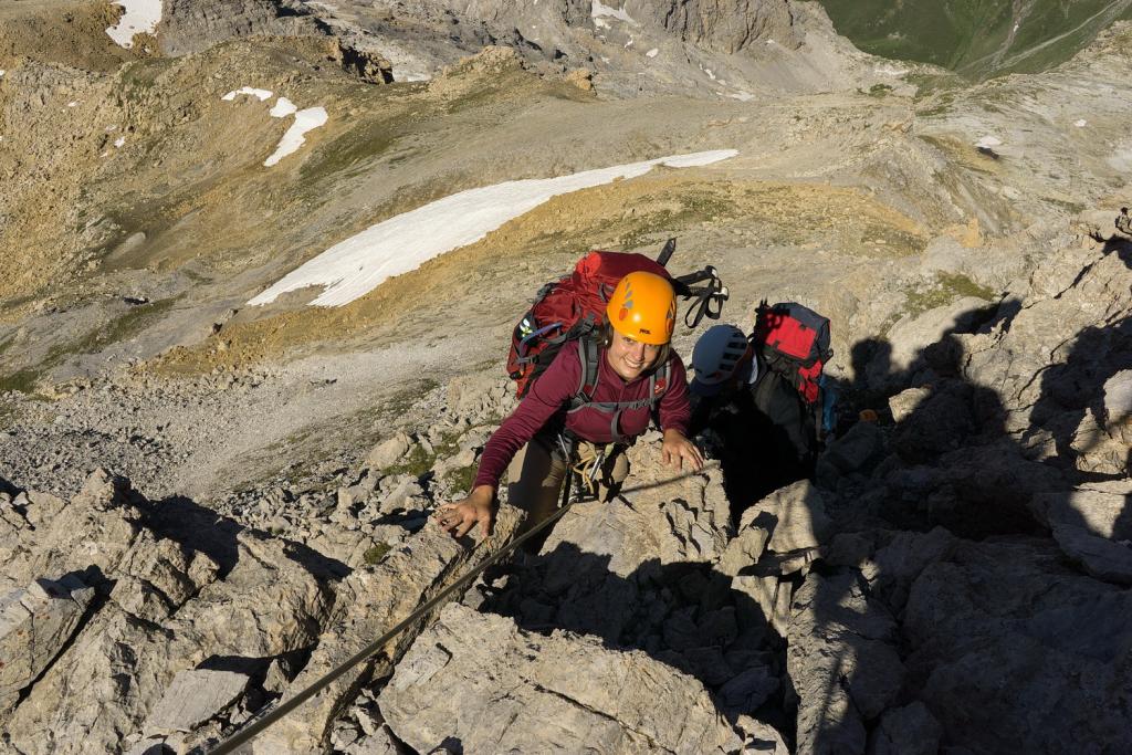 En arrivant au sommet de la Pointe de la vallaisonnay.