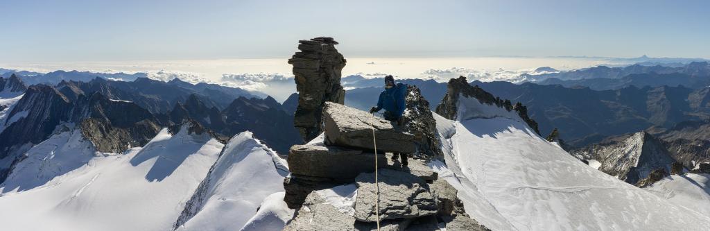 Dans les derniers rochers.