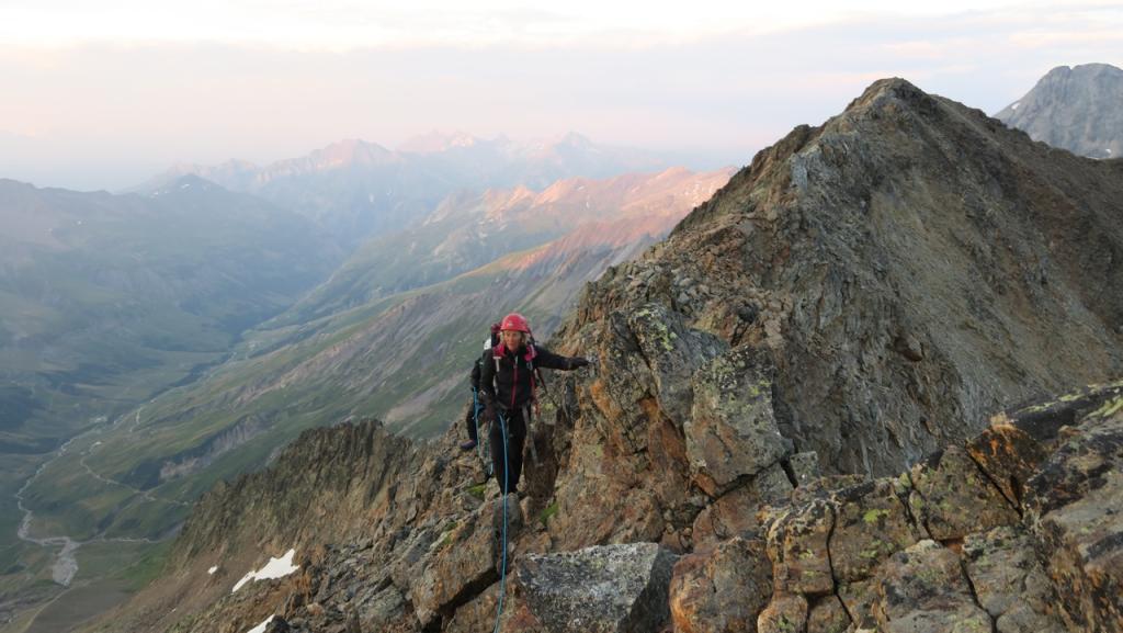 Sur l'arête
