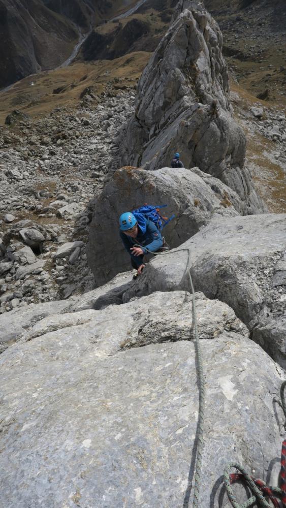Sur l'arête