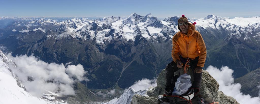Il est 11h et bien temps de manger un morceau... car la descente est encore bien longue (3100m de dénivelé jusqu'à Randa.