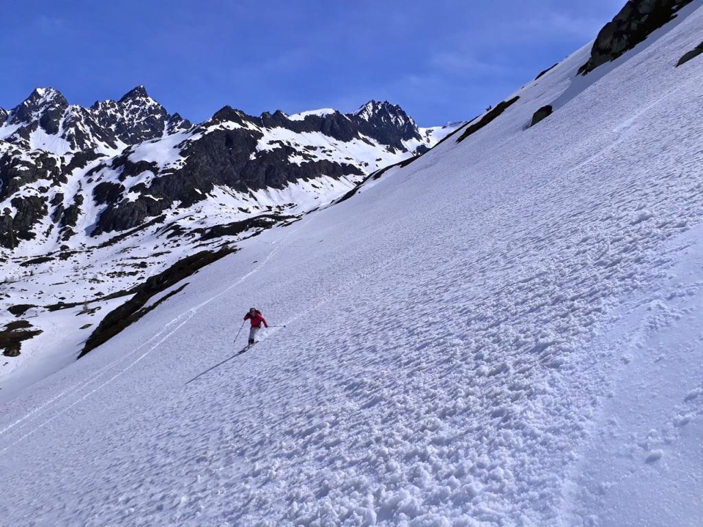 Vers les arêtes de Montsetti
