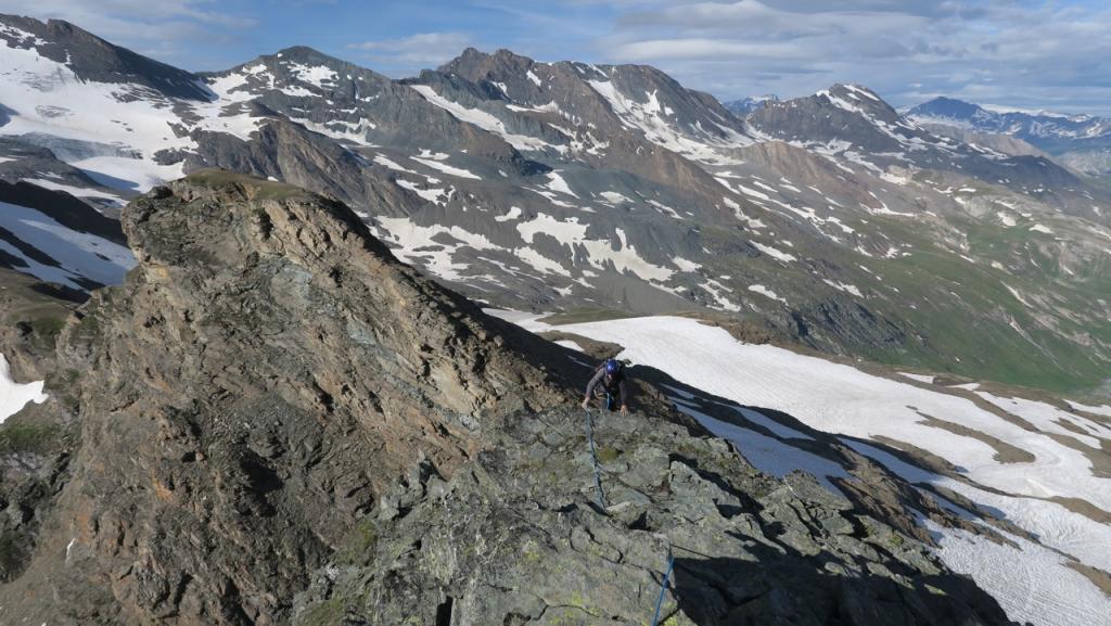 Sur l'arête sud de la Galise