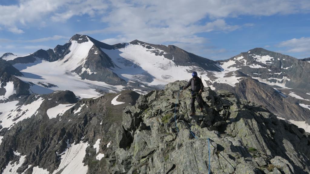 Sur l'arête sud de la Galise