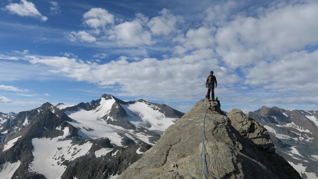 Sur l'arête sud de la Galise