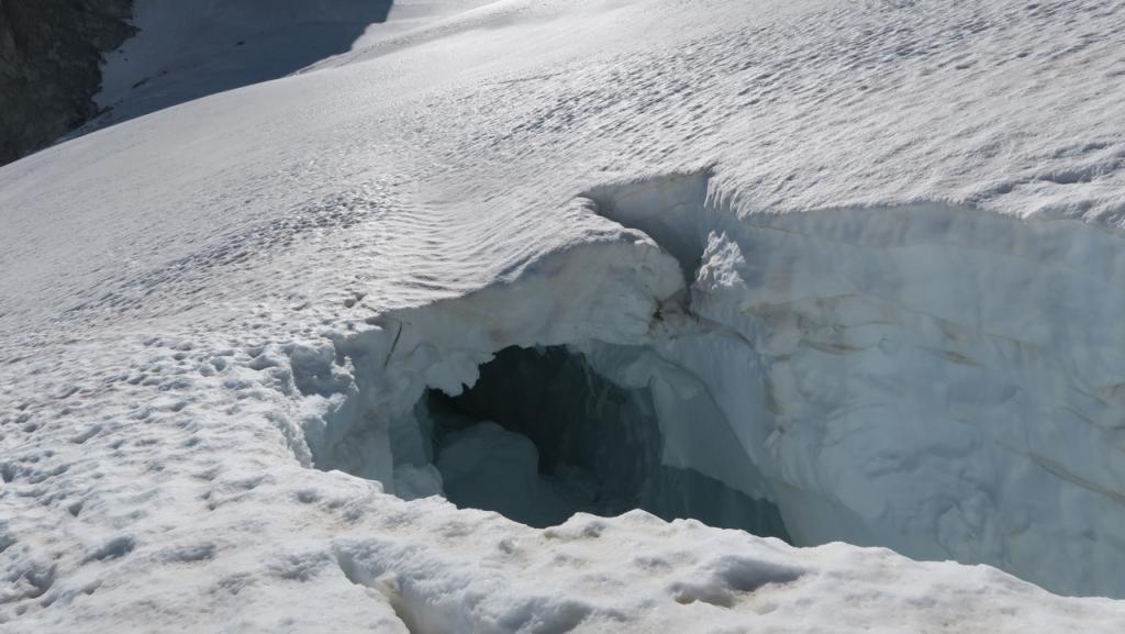Sur la vallée Blanche