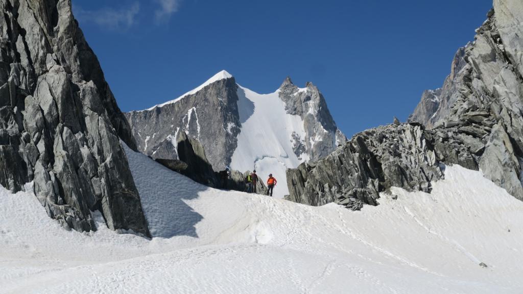Sur la vallée Blanche