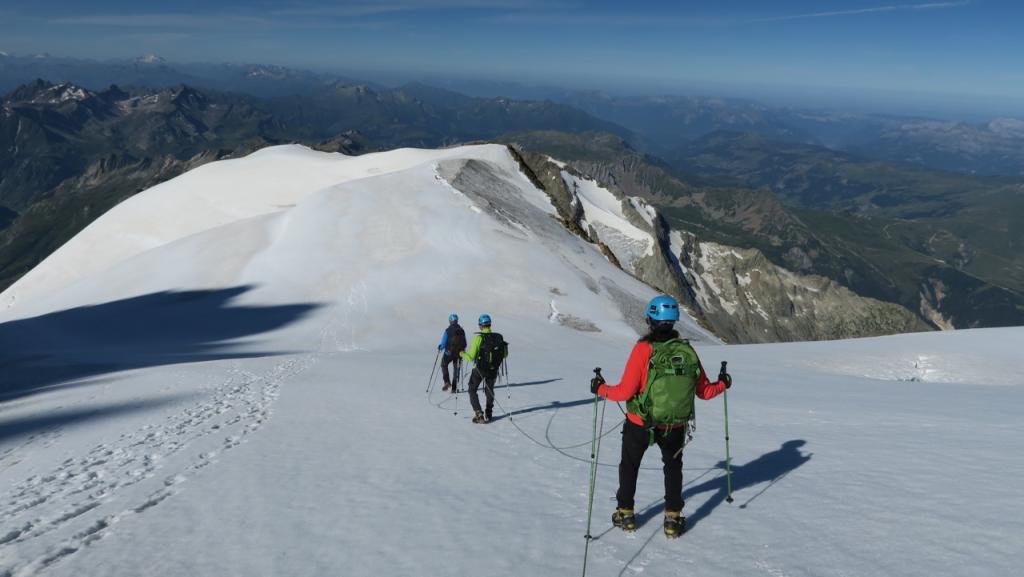 En descendant du Dôme