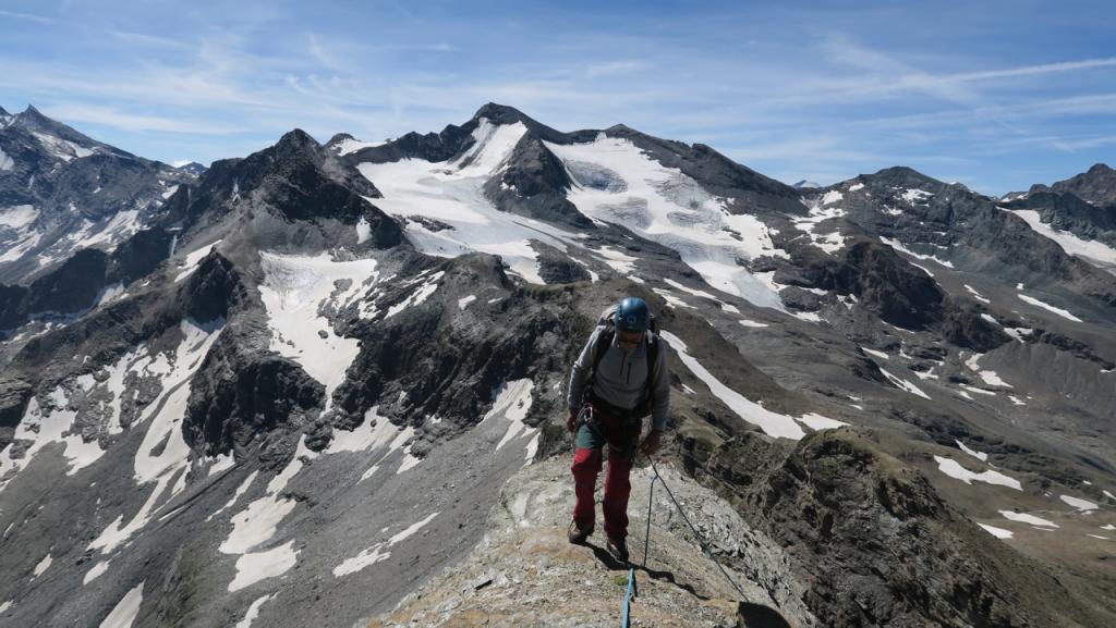 Sur l'arête sud de la Galise