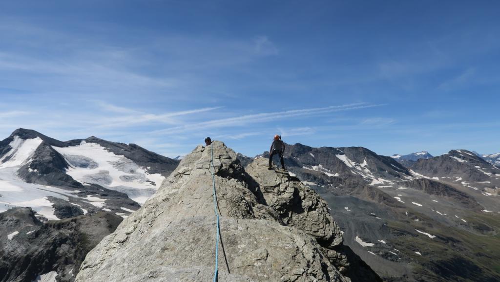 Sur l'arête sud de la Galise